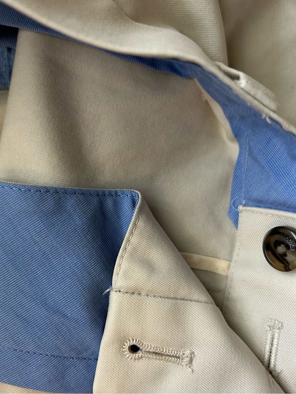 Brooks Brothers Men's Front Pleated Dress Pants 100% Cotton Pockets Luxury - Picture 7 of 12